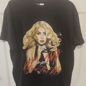 Rare Lady Gaga Tour 2011 Born This Way Tshirt
